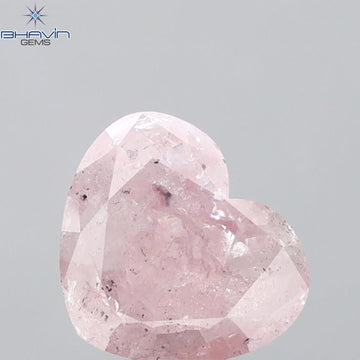 0.05 CT クッションシェイプ 天然ダイヤモンド ピンク色 I1 クラリティ (2.11 MM)
