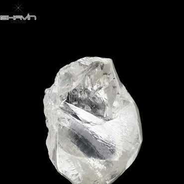 0.97 CT Rough Shape Natural Diamond White Color VS2 Clarity (6.40 MM)