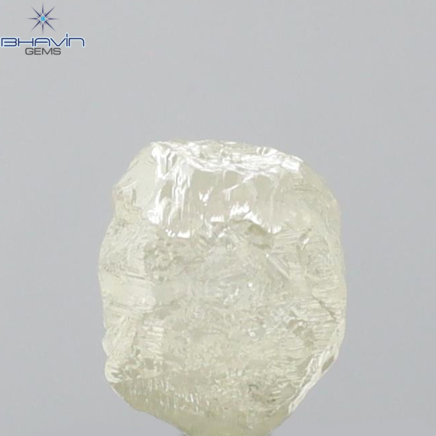 1.41 CT Rough Shape Natural Diamond White Color SI Clarity (6.05 MM)