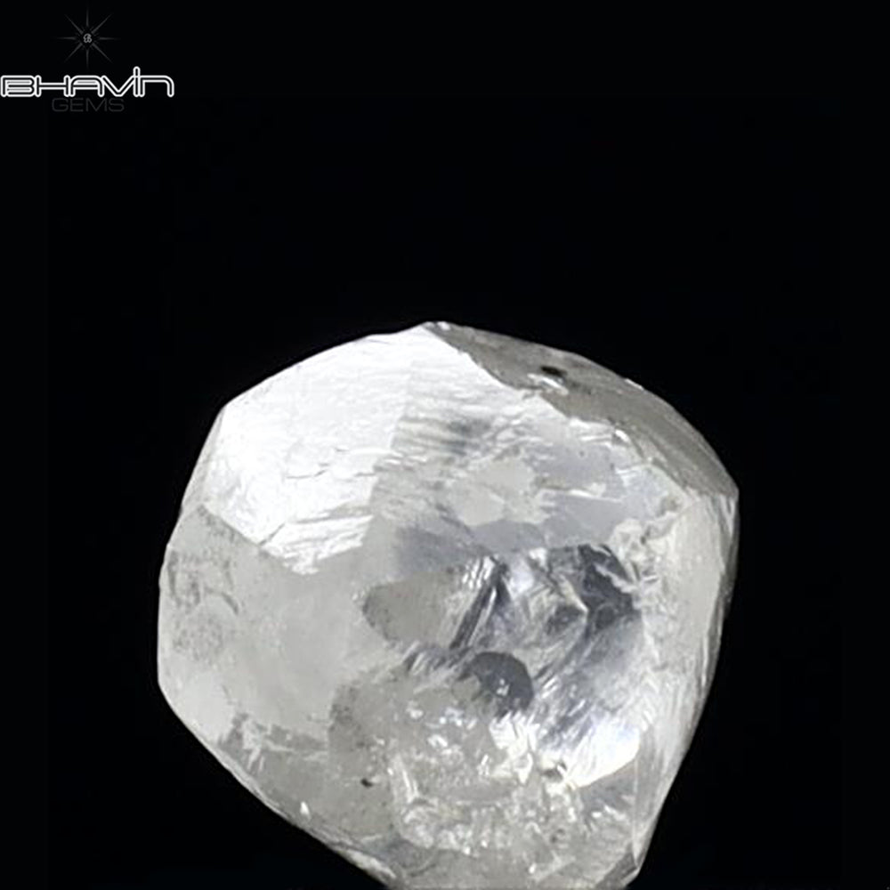 0.68 CT Rough Shape Natural Diamond White Color SI1 Clarity (4.67 MM)