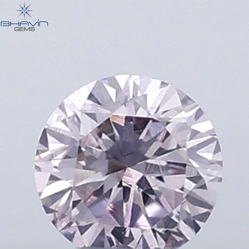 0.02 CT Round Natural Diamond Pink Color VS-SI Clarity