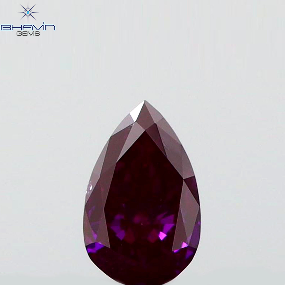 0.07 CT Natural Pear Diamond Enhanced Pink Color Clarity VS2 (3.22 MM)