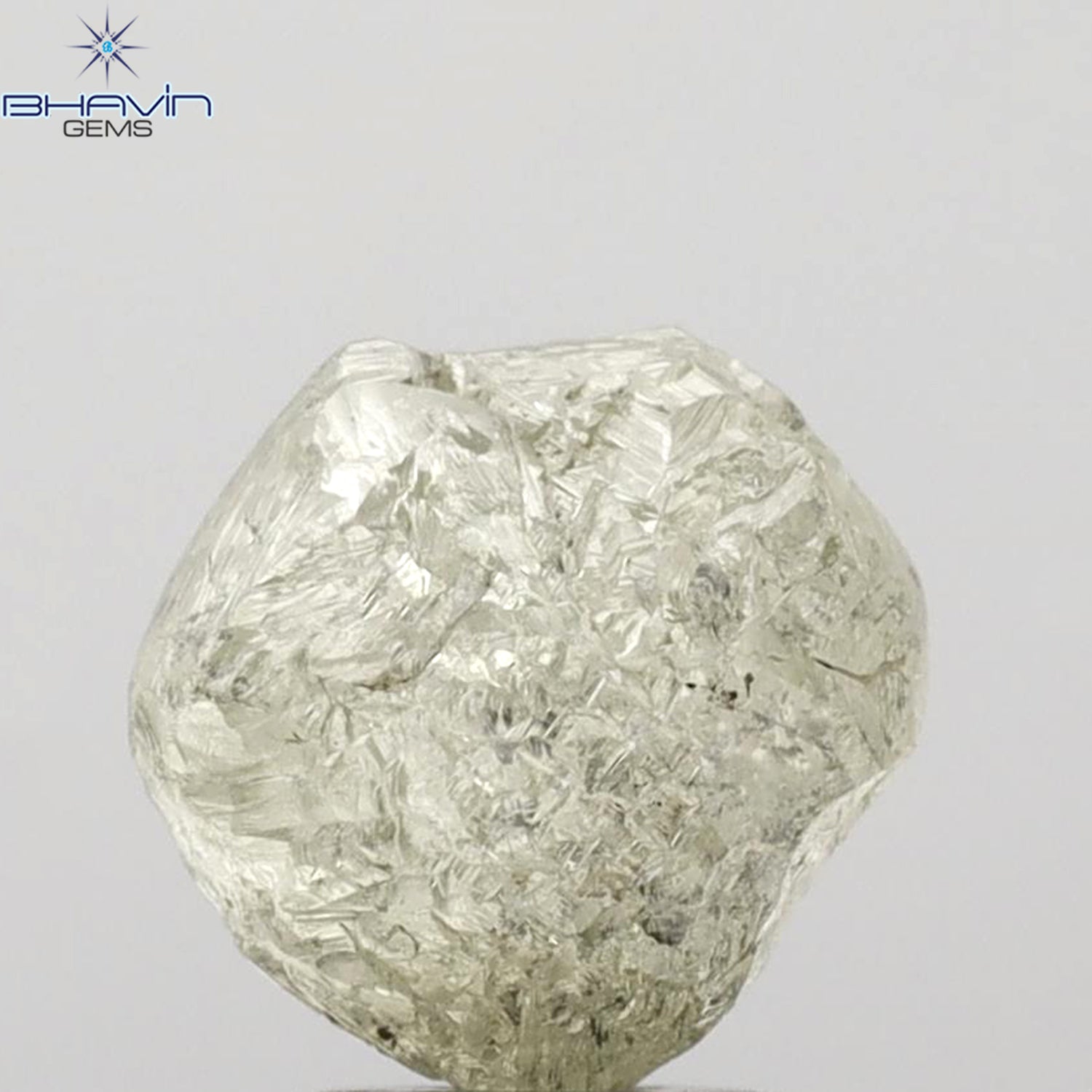 4.49 CT Rough Shape Natural Diamond Yellow Color I3 Clarity (8.93 MM)
