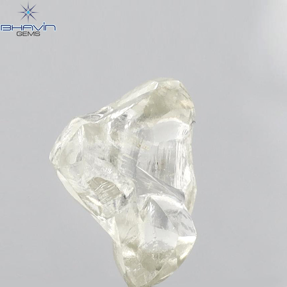 2.36 CT Rough Shape Natural Diamond White Color VS2 Clarity (9.91 MM)