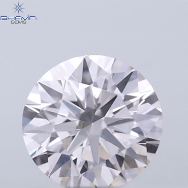 0.06 CT Round Natural Diamond Pink Color VS Clarity