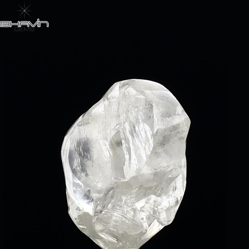 1.09 CT Rough Shape Natural Diamond White Color VS2 Clarity (7.06 MM)