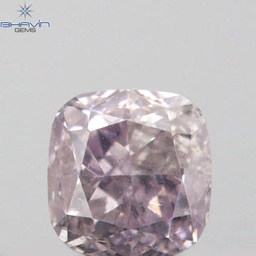 0.14 CT Natural Cushion Diamond Pink Color Clarity SI2 (2.83 MM)