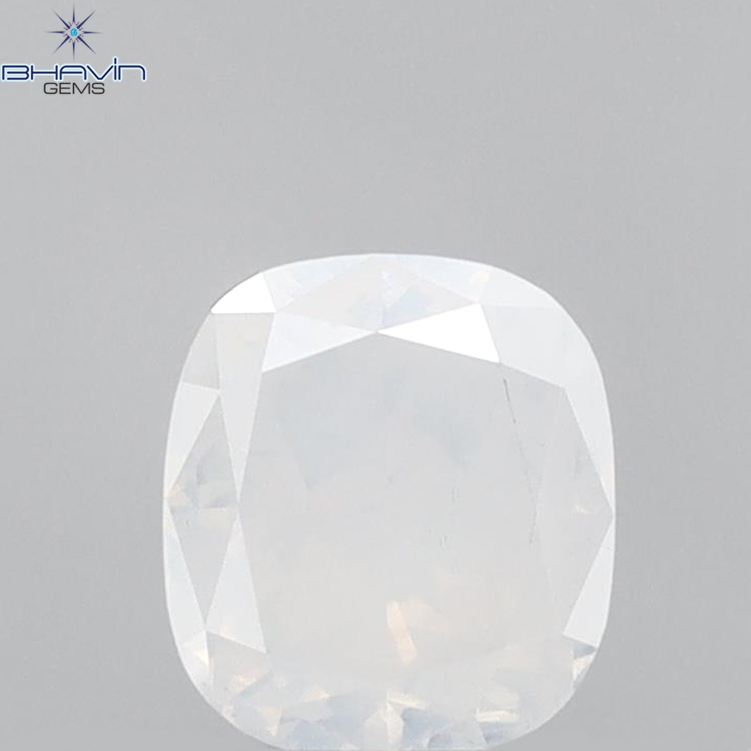 0.68 CT Cushion Shape Natural Diamond White Fancy Color VS2 Clarity (5.30 MM)