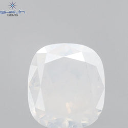 0.68 CT Cushion Shape Natural Diamond White Fancy Color VS2 Clarity (5.30 MM)