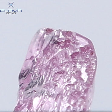 0.07 CT Rough Shape Natural Diamond Pink (Argyle) Color SI1 Clarity (2.64 MM)