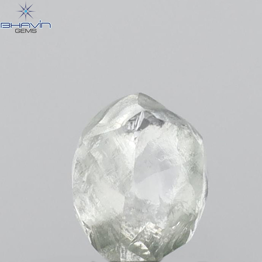 0.57 CT Rough Shape Natural Diamond White Color VS1 Clarity (5.22 MM)