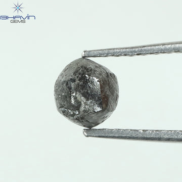 0.79 CT ラフシェイプ ナチュラル ダイヤモンド グレー カラー I3 クラリティ (6.28 MM)