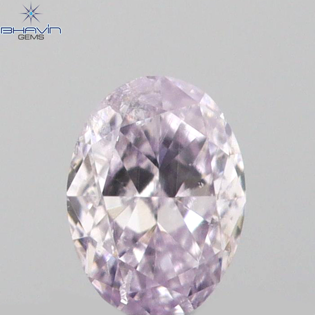 0.08 CT Natural Oval Diamond Pink Color Clarity SI1 (3.06 MM)