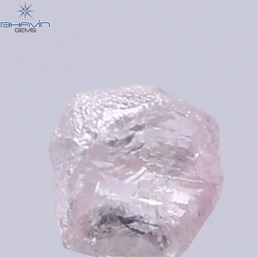 0.29 CT Natural Rough Diamond Pink Color Clarity SI (3.77 MM)