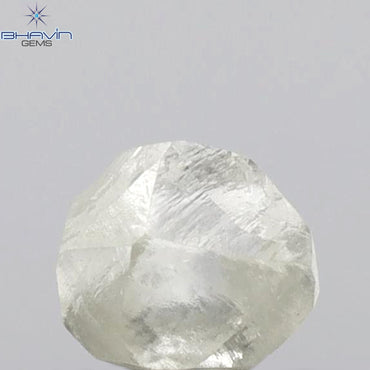 0.47 CT Rough Shape Natural Diamond White Color VS2 Clarity (4.36 MM)
