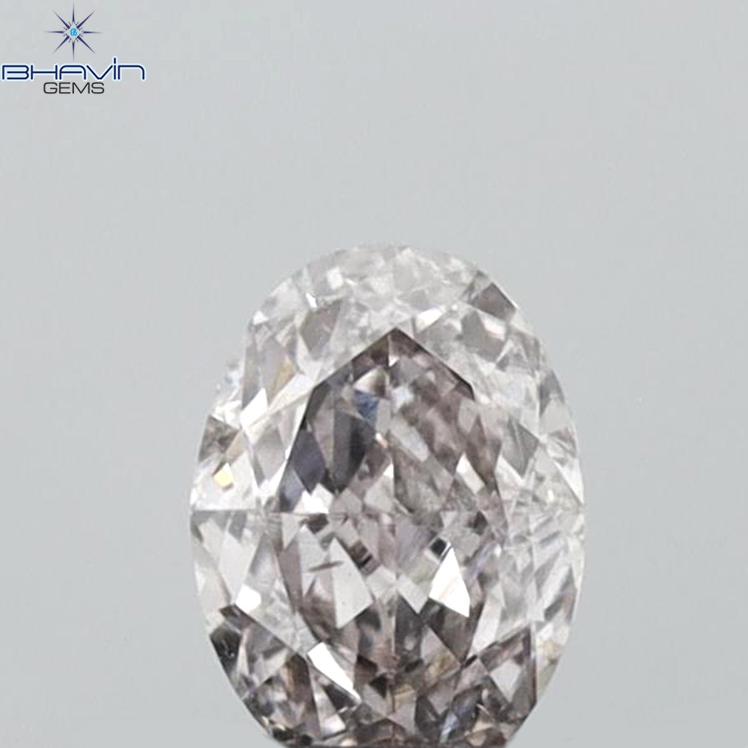 0.30 CT Oval Shape Natural Diamond Pink Color VS2 Clarity (4.70 MM)