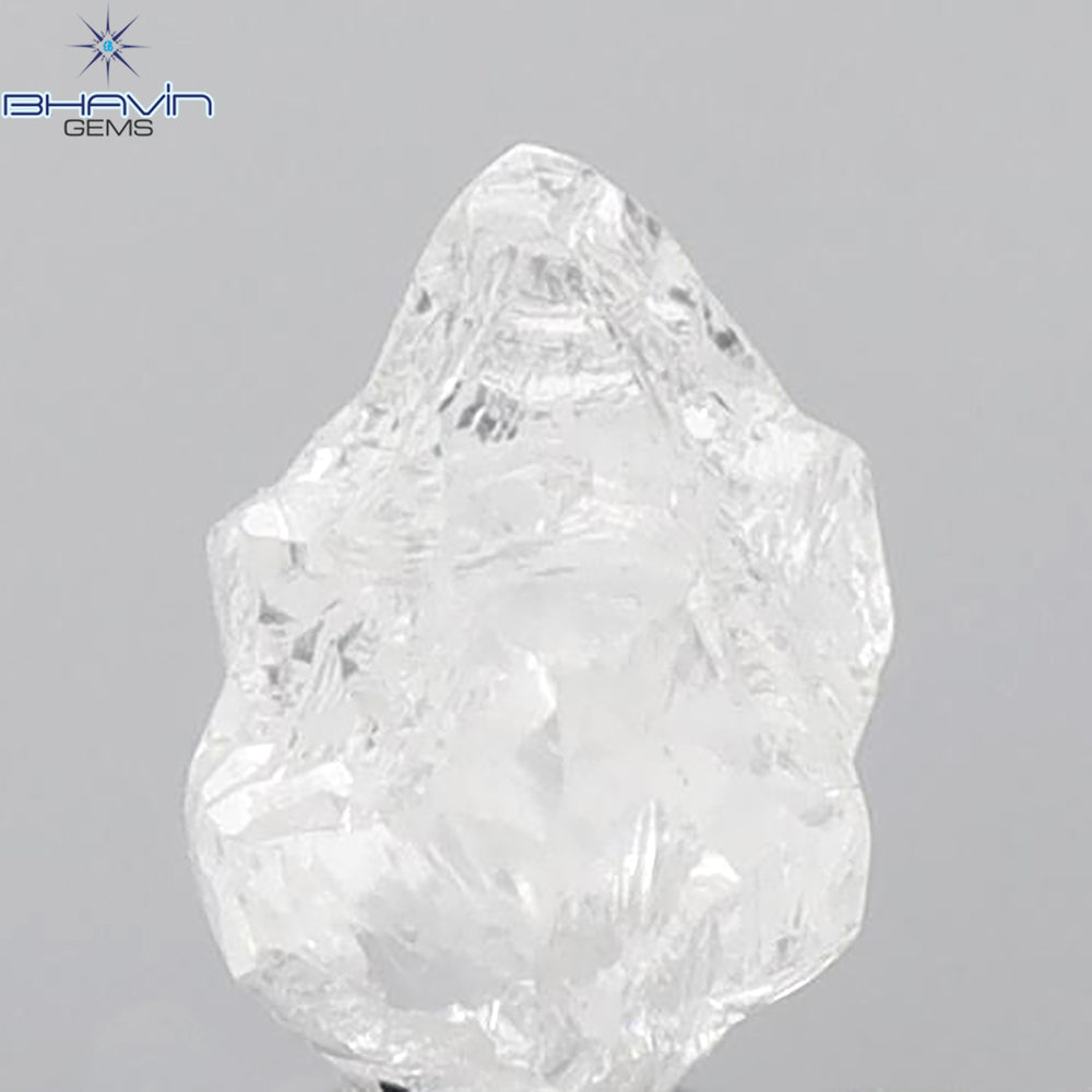 0.90 CT ラフ シェイプ ナチュラル ダイヤモンド ホワイト カラー VS1 クラリティ (5.95 MM)