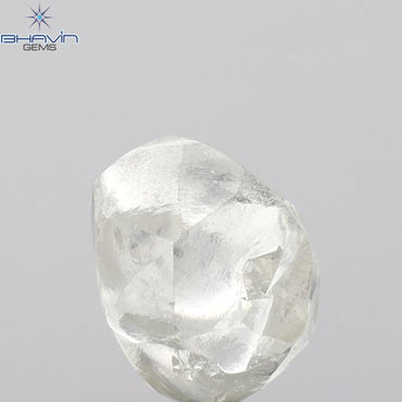 2.28 CT Rough Shape Natural Loose Diamond White (M) Color SI1 Clarity (6.92 MM)