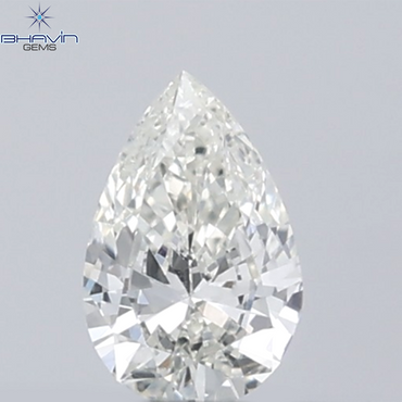 0.12 CT ペアシェイプ ナチュラル ダイヤモンド ピンク色 SI2 クラリティ (3.99 MM)