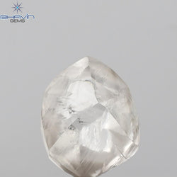 2.66 CT CT Rough Shape Natural Diamond Brown Color SI1 Clarity (9.17 MM)