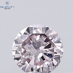 0.03 CT Round Natural Diamond Pink (Argyle) Color VS-SI Clarity