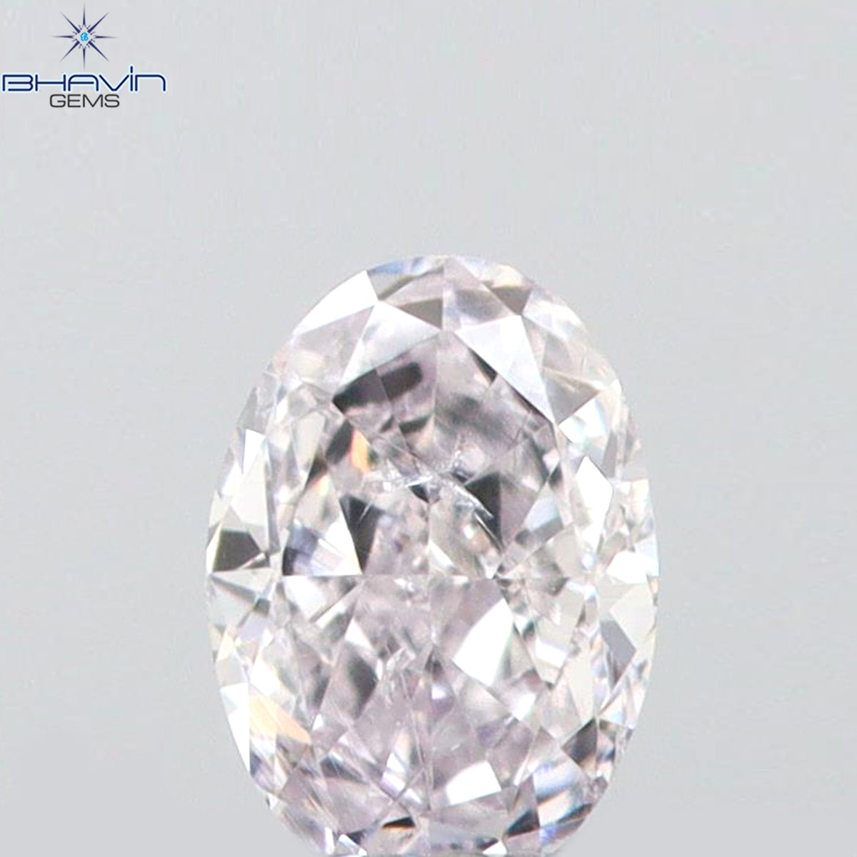 0.08 CT Natural Oval Diamond Pink Color Clarity SI1 (3.32 MM)