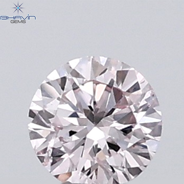 0.05 CT Round Natural Diamond Pink (Argyle) Color VS-SI Clarity