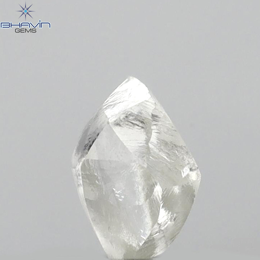 0.50 CT Rough Shape Natural Diamond White Color VS1 Clarity (5.50 MM)