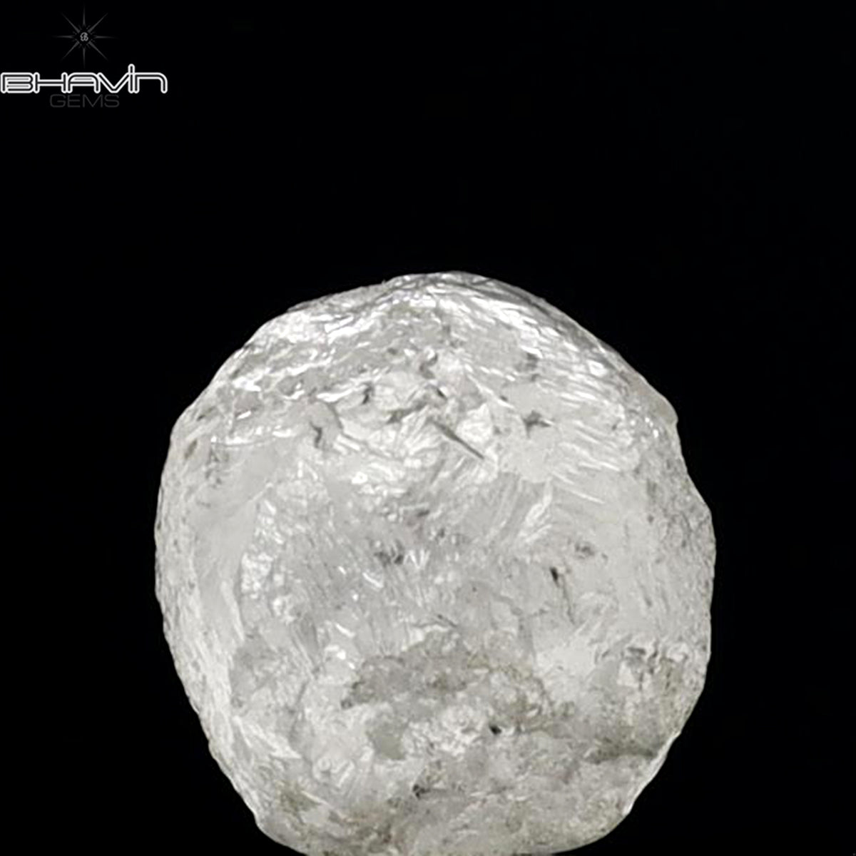 2.68 CT Natural Rough Diamond White Color Clarity I3 (6.98 MM)