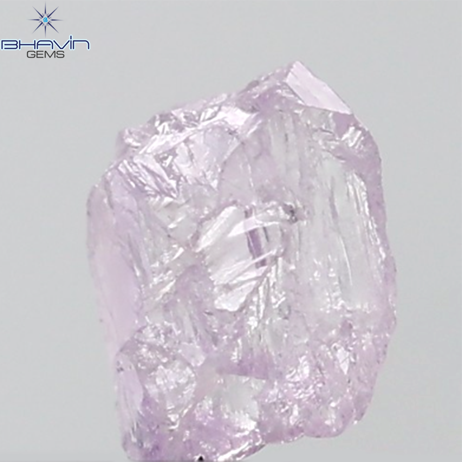 0.33 CT Rough Shape Natural Diamond Pink Color SI1 Clarity (4.25 MM)