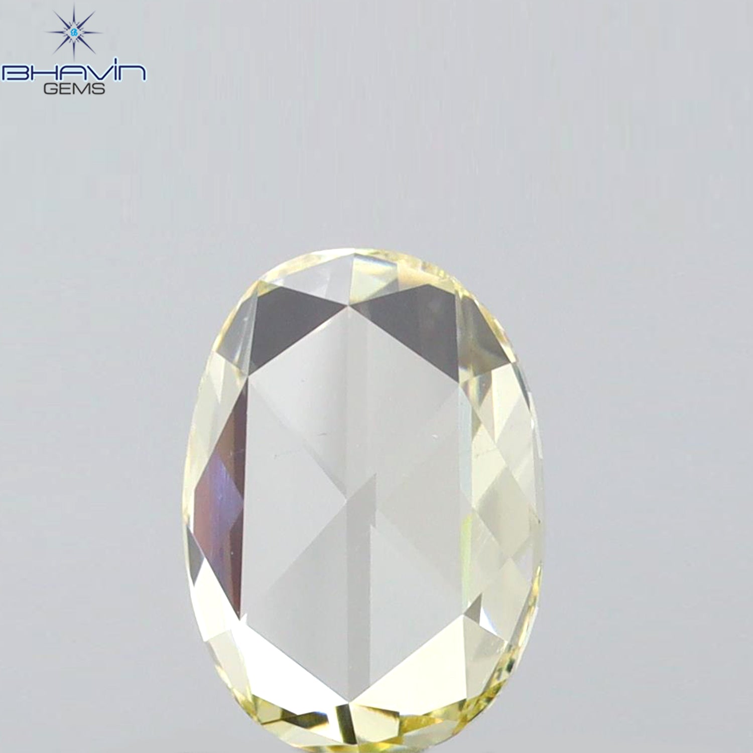 0.87 CT Oval Shape Natural Diamond Yellow Color VS2 Clarity (7.48 MM)