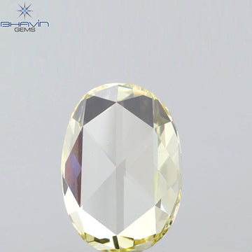 0.87 CT Natural Oval Diamond Intense Yellow Color Clarity VS2 (7.48 MM)
