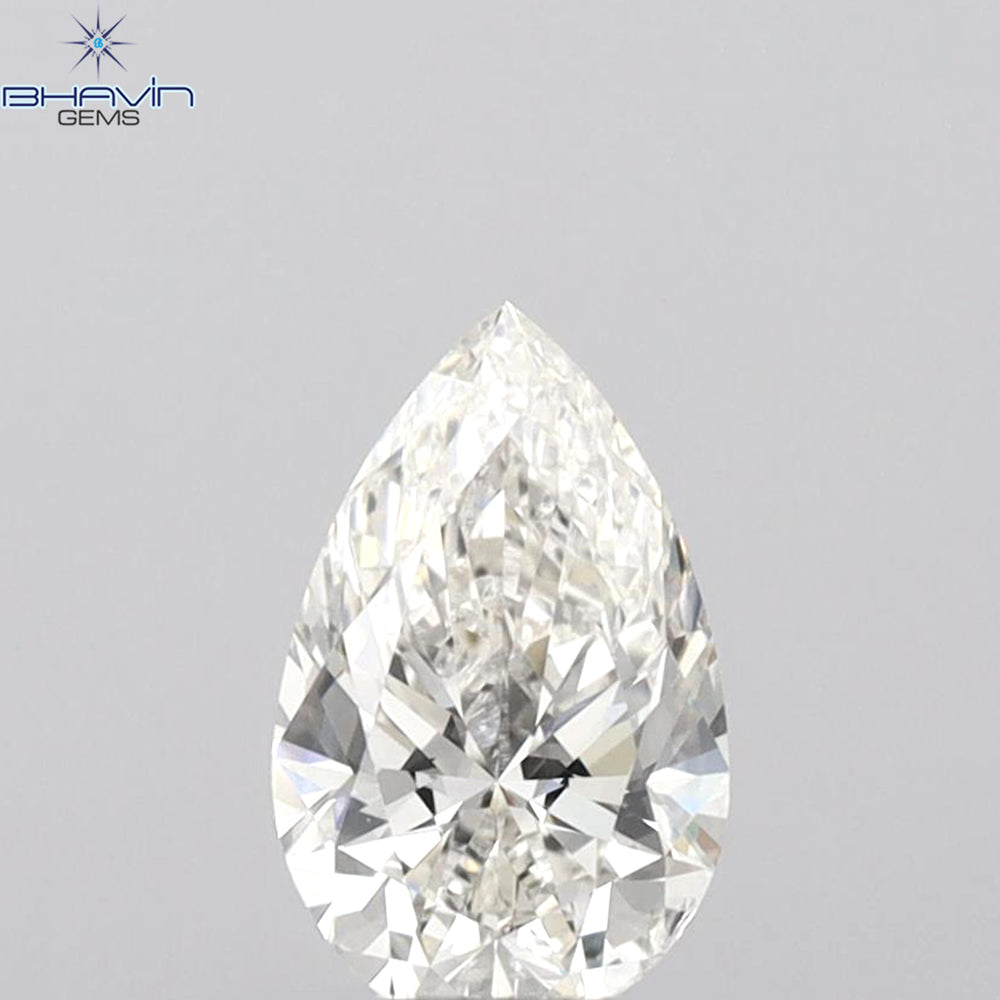 1.02 CT Pear Shape Natural Diamond White Color SI Clarity (8.95 MM)