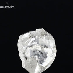 1.36 CT Rough Shape Natural Diamond White Color SI1 Clarity (6.50 MM)