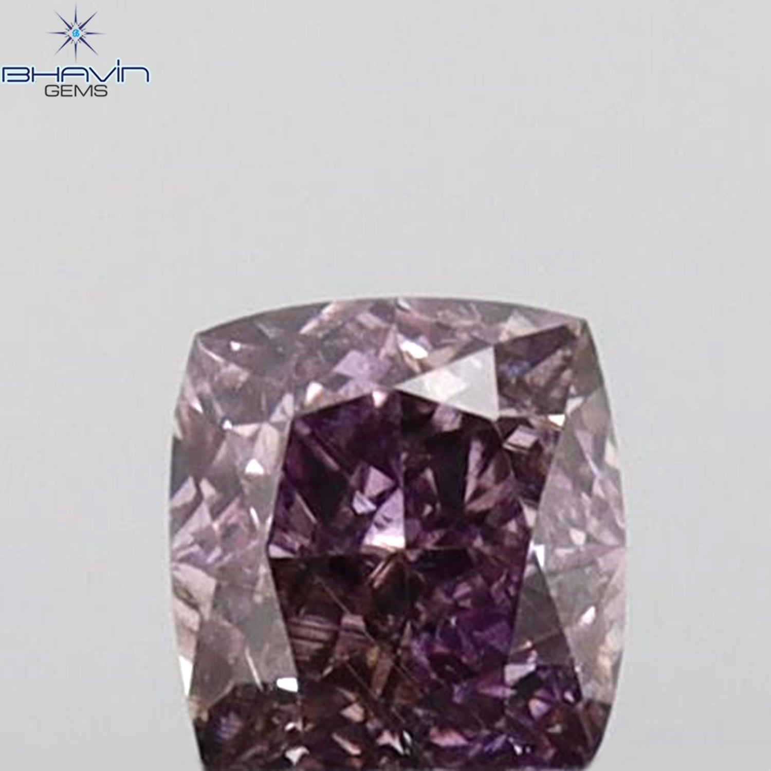 0.19 CT Cushion Shape Natural Diamond Pink Color VS2 Clarity (3.23 MM)