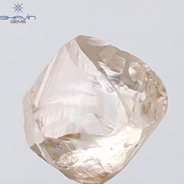 1.32 CT Rough Shape Natural Diamond Brown Color VS1 Clarity (5.37 MM)