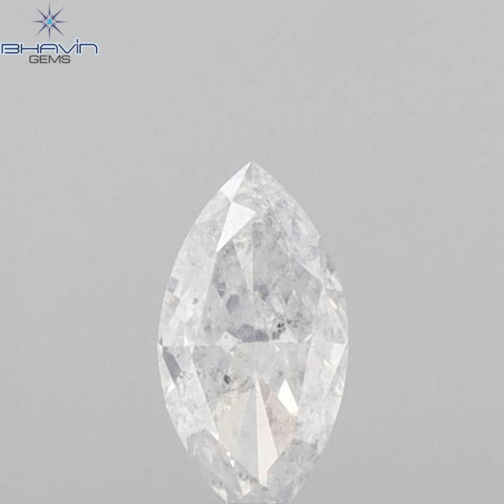 0.19 CT Marquise Shape Natural Diamond White Color I2 Clarity (5.70 MM)