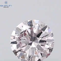 0.05 CT Round Natural Diamond Pink (Argyle) Color VS-SI Clarity