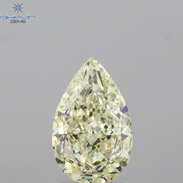 GIA Certified 1.61 CT Pear Diamond U to V Range Color Natural  Diamond (9.43 MM)