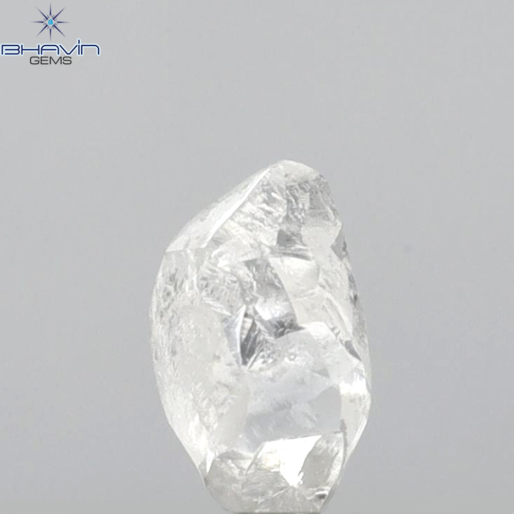 0.47 CT Rough Shape Natural Diamond White Color VS1 Clarity (4.55 MM)
