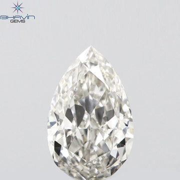 0.08 CT ペアシェイプ ナチュラル ダイヤモンド ピンク色 VS1 クラリティ (3.45 MM)