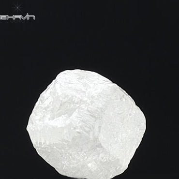 0.88 CT Rough Shape Natural Diamond White Color I3 Clarity (5.02 MM)