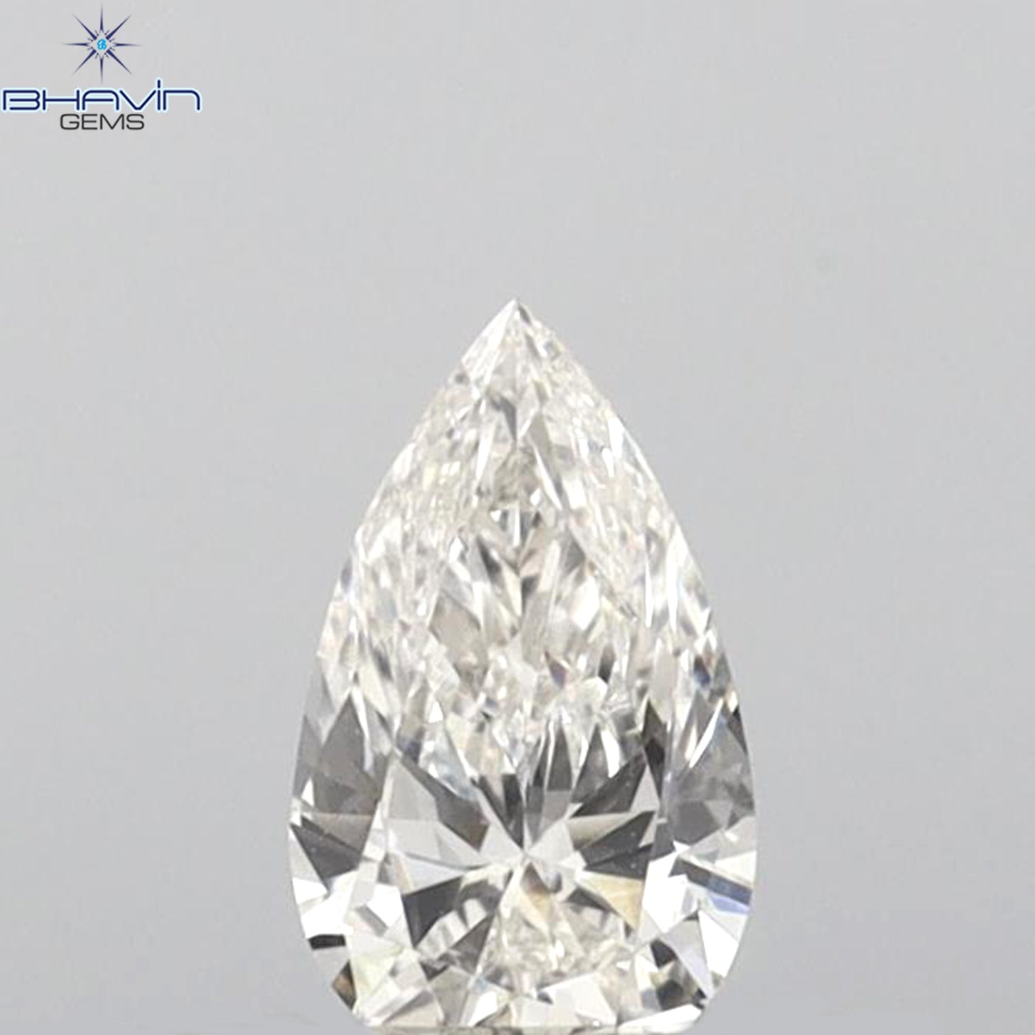 0.27 CT Pear Diamond Enhanced White Color VS1 Clarity (5.82 MM)