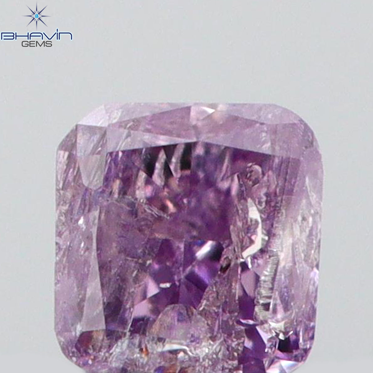 0.05 CT クッションシェイプ 天然ダイヤモンド ピンクカラー VS2 クラリティ (2.28 MM)
