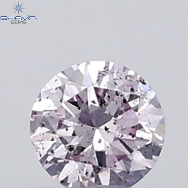 0.03 CT Round Natural Diamond Pink (Argyle) Color SI2 Clarity
