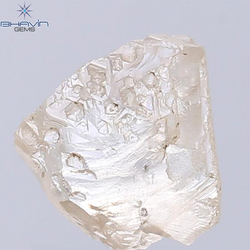 2.73 CT Rough Shape Natural Diamond Brown Color SI Clarity (10.23 MM)