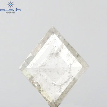 1.26 CT カイトシェイプ 天然ルースダイヤモンド ホワイトカラー I3 クラリティ (9.76 MM)