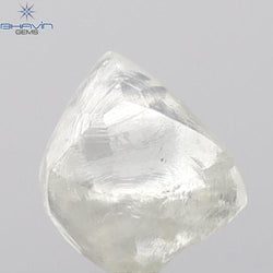 1.90 CT Rough Shape Natural Loose Diamond White (M) Color VS2 Clarity (6.51 MM)