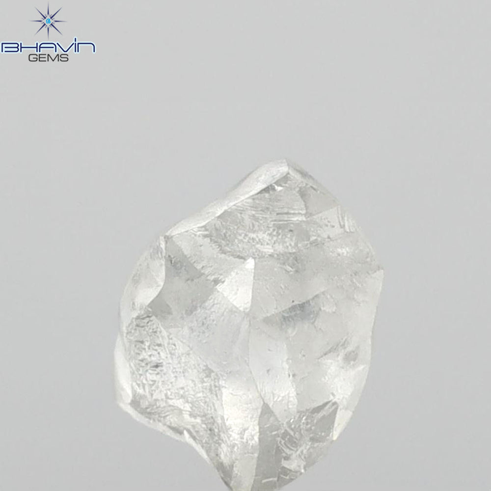 2.53 CT Rough Shape Natural Loose Diamond White (M) Color VS2 Clarity (9.15 MM)