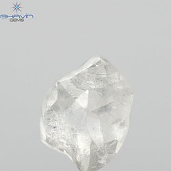 2.53 CT Rough Shape Natural Loose Diamond White (M) Color VS2 Clarity (9.15 MM)